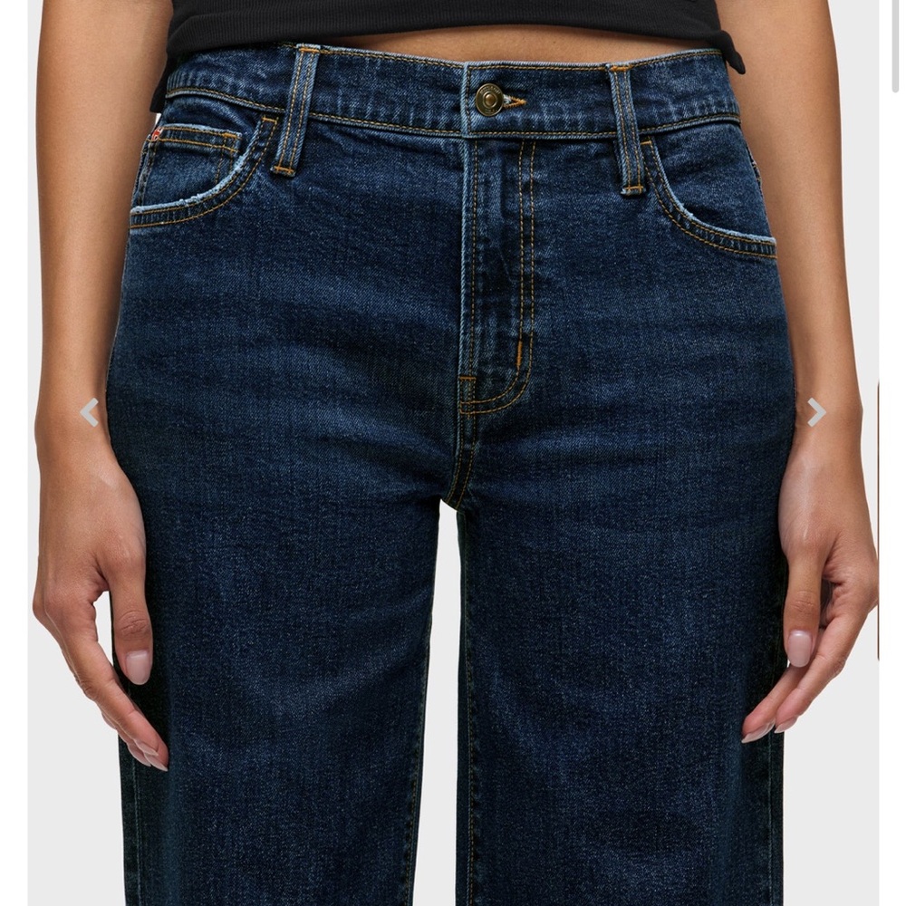 NWT Hudson Jeans Rosalie High-Rise Wide-Leg Ankle Jeans - Picture 5 of 12